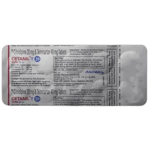 cetanil t 20mg tablet 10's